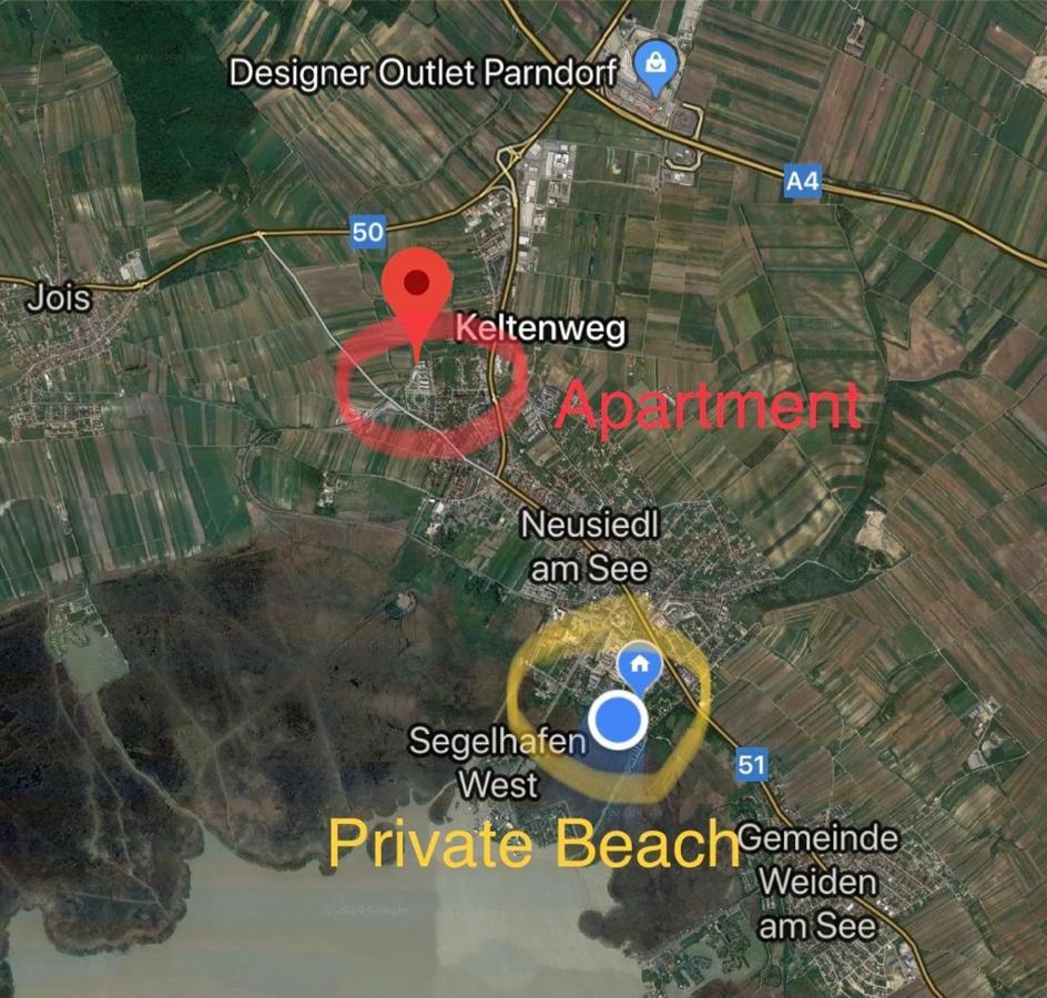 25H Garden Apartment Plus Private Beach Neusiedl am See Extérieur photo